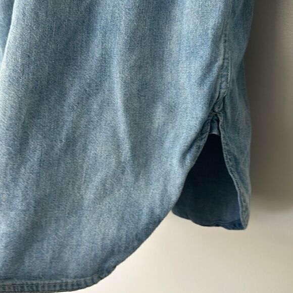J. Crew Relaxed Fit Denim Shirt S - Picture 5 of 8